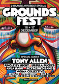 16+17 december: GROUNDSfest, Afrobeat special met o.a. Tony Allen, Ursula Rucker, Re:Freshed, Jungle By Night en Woima Collective